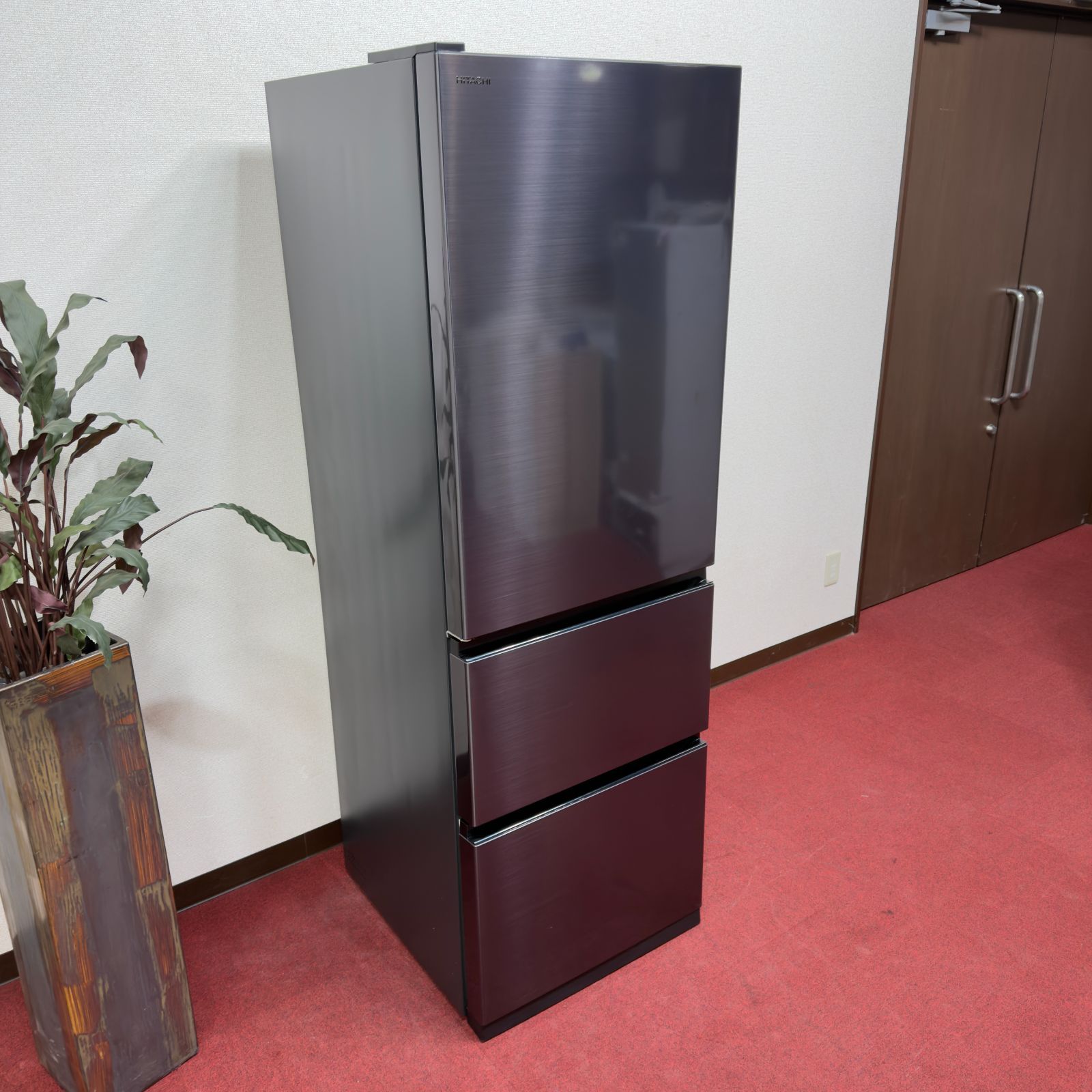 東京23区送料無料 未使用に近い日立大型冷蔵庫375L 製氷機有2023年製