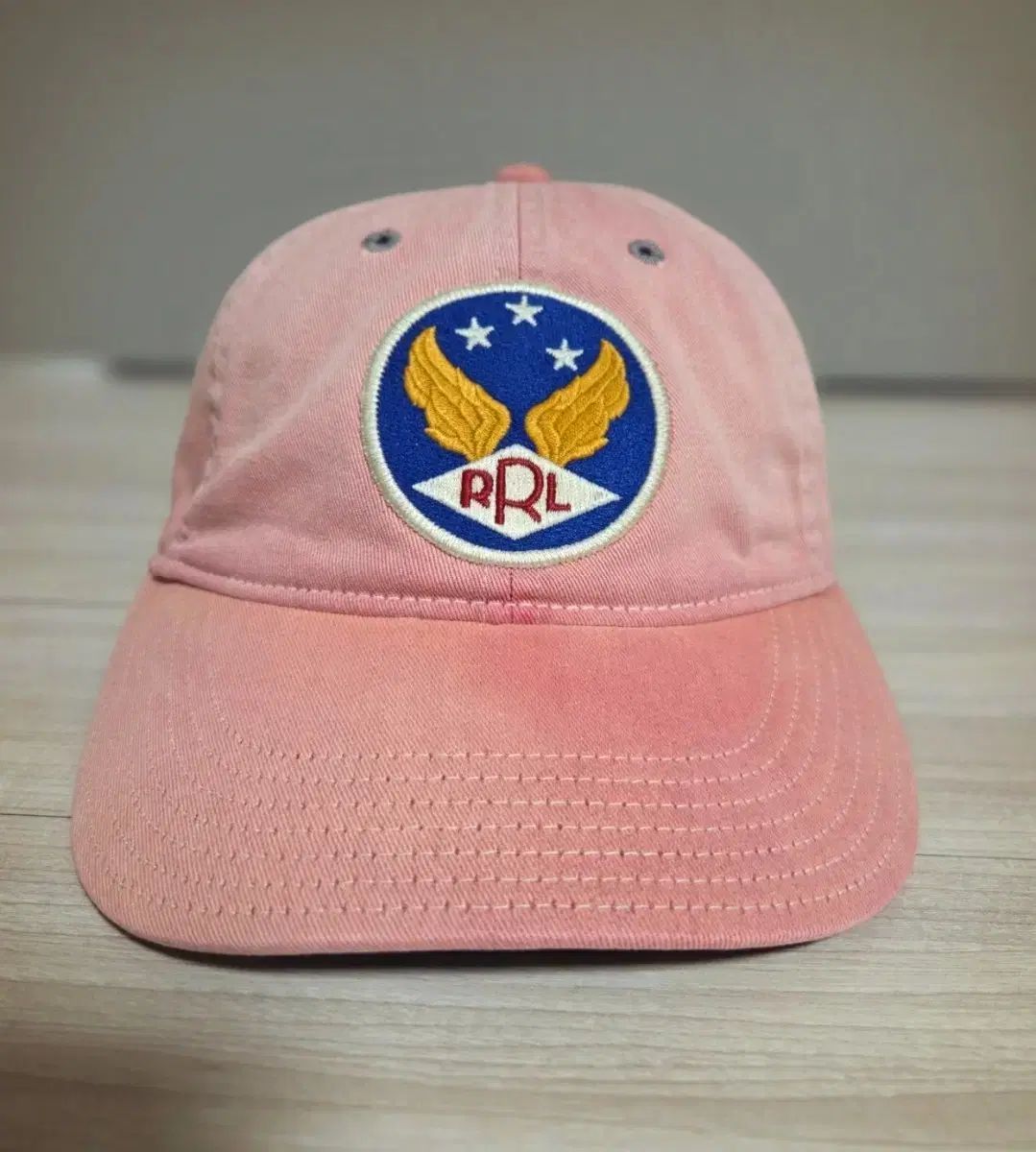 RRL(ダブルアールエル) ガーメント ダイング ツイル ベースボールキャップ ピンク