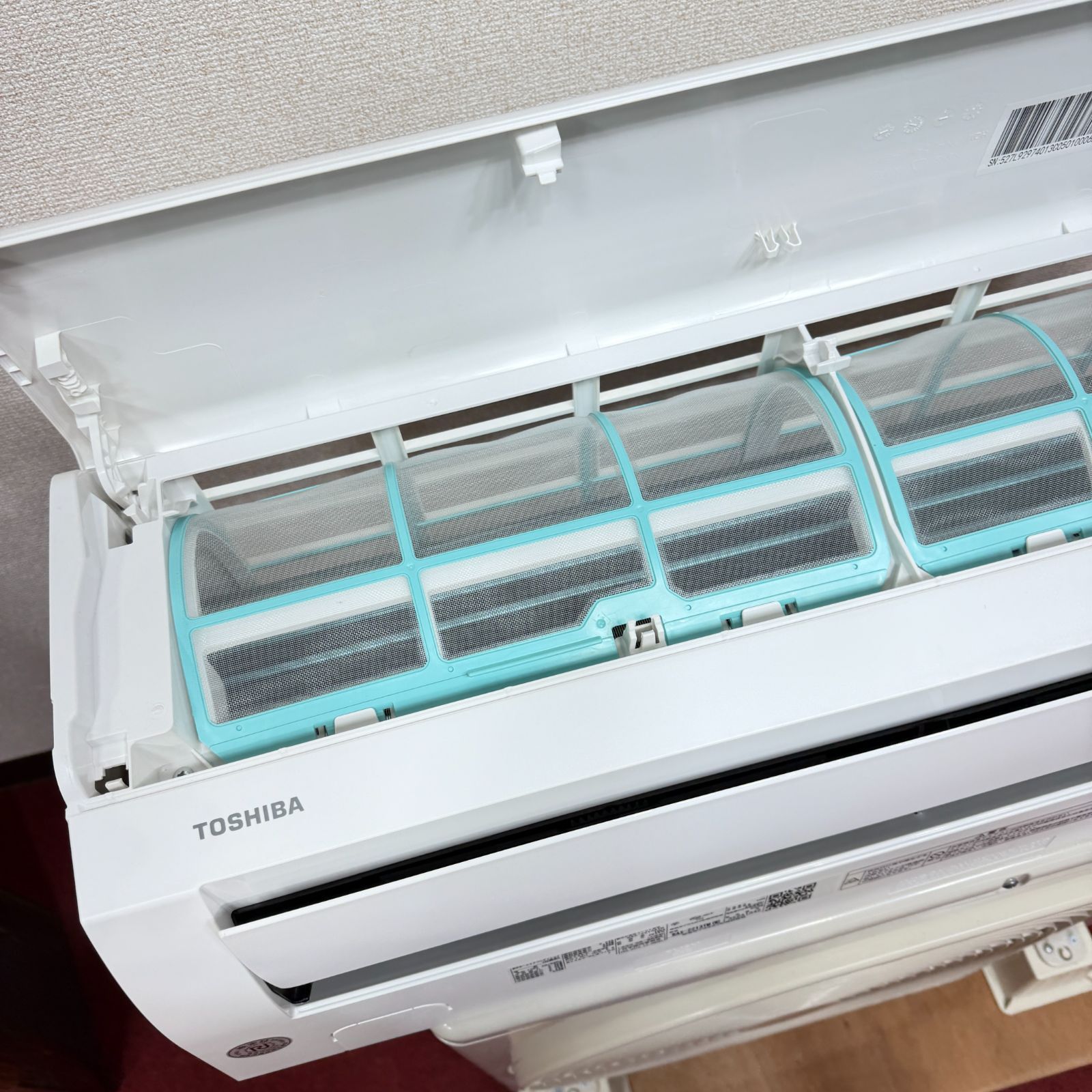 東京23区送料無料 超美品東芝エアコン2023年製 2.2㎾／6畳用 分解洗浄 