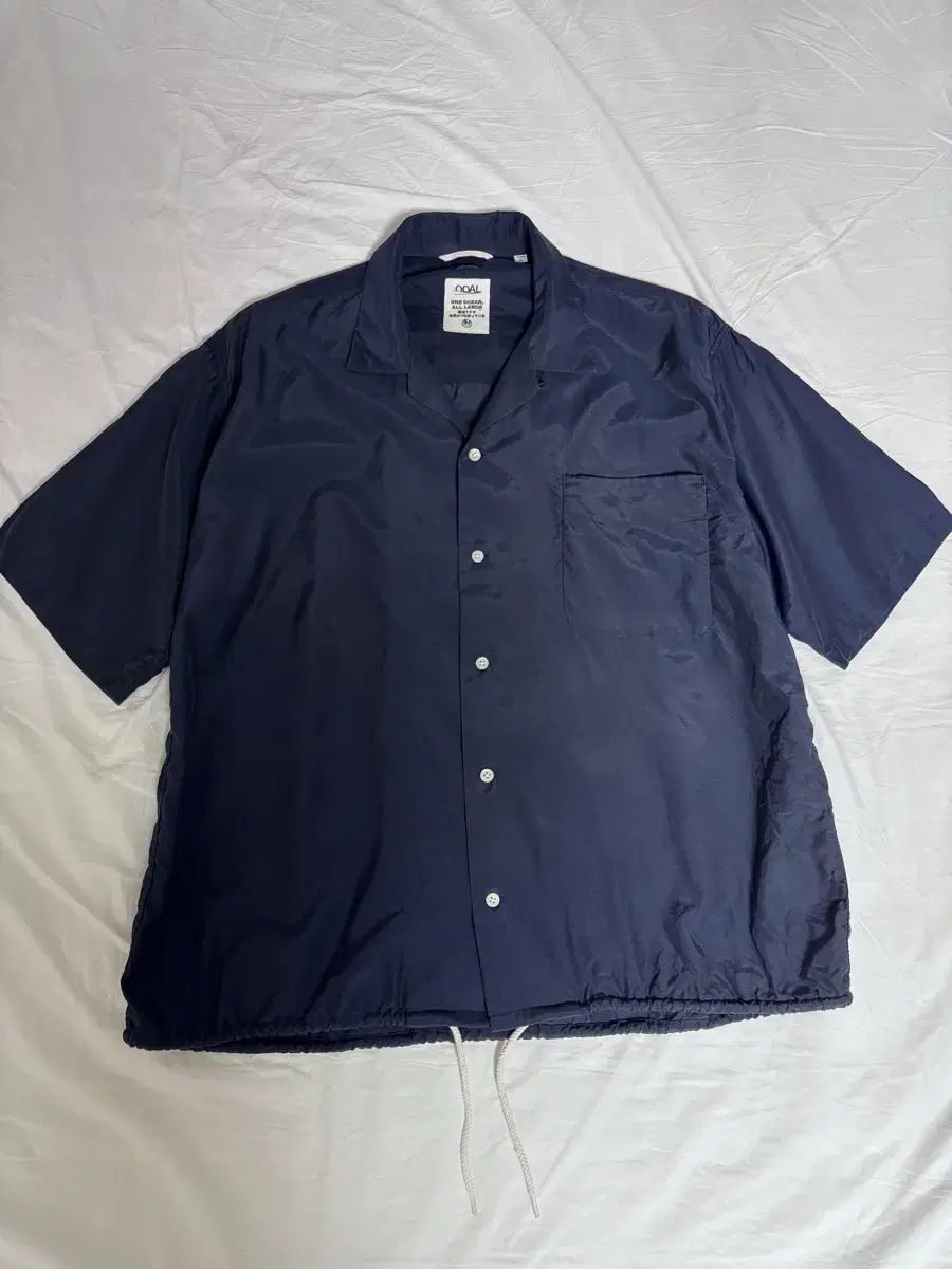 nanamica 25SS オープンカラー シャツ M ネイビー