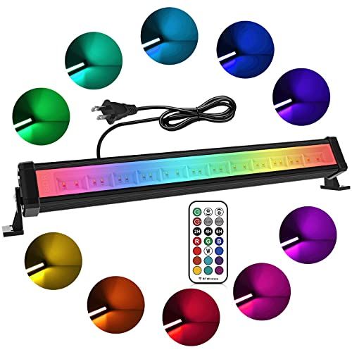 MEIKEE RGB投光器 LED 雰囲気 42W 水槽ライト フラッド ライト 屋外 カラーライト 調光調節 イルミネーション 舞台照明 ウォールランプ 防水 防塵 クリスマス ウェディング バー ホテル ラウンジ クラブ用の装飾照明 ワー b77bec7c