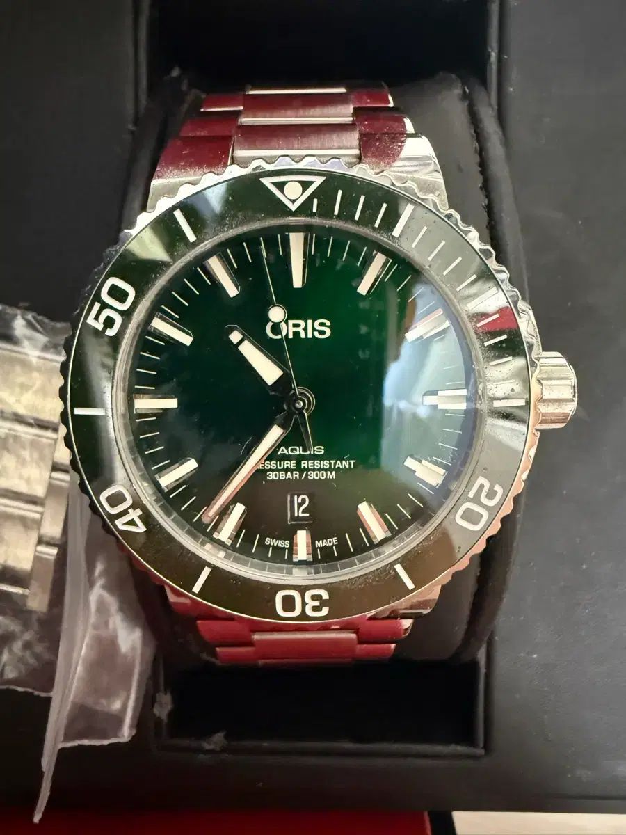 ORIS (オリス) アカウス ダークグリーン 43.5mm フルセット