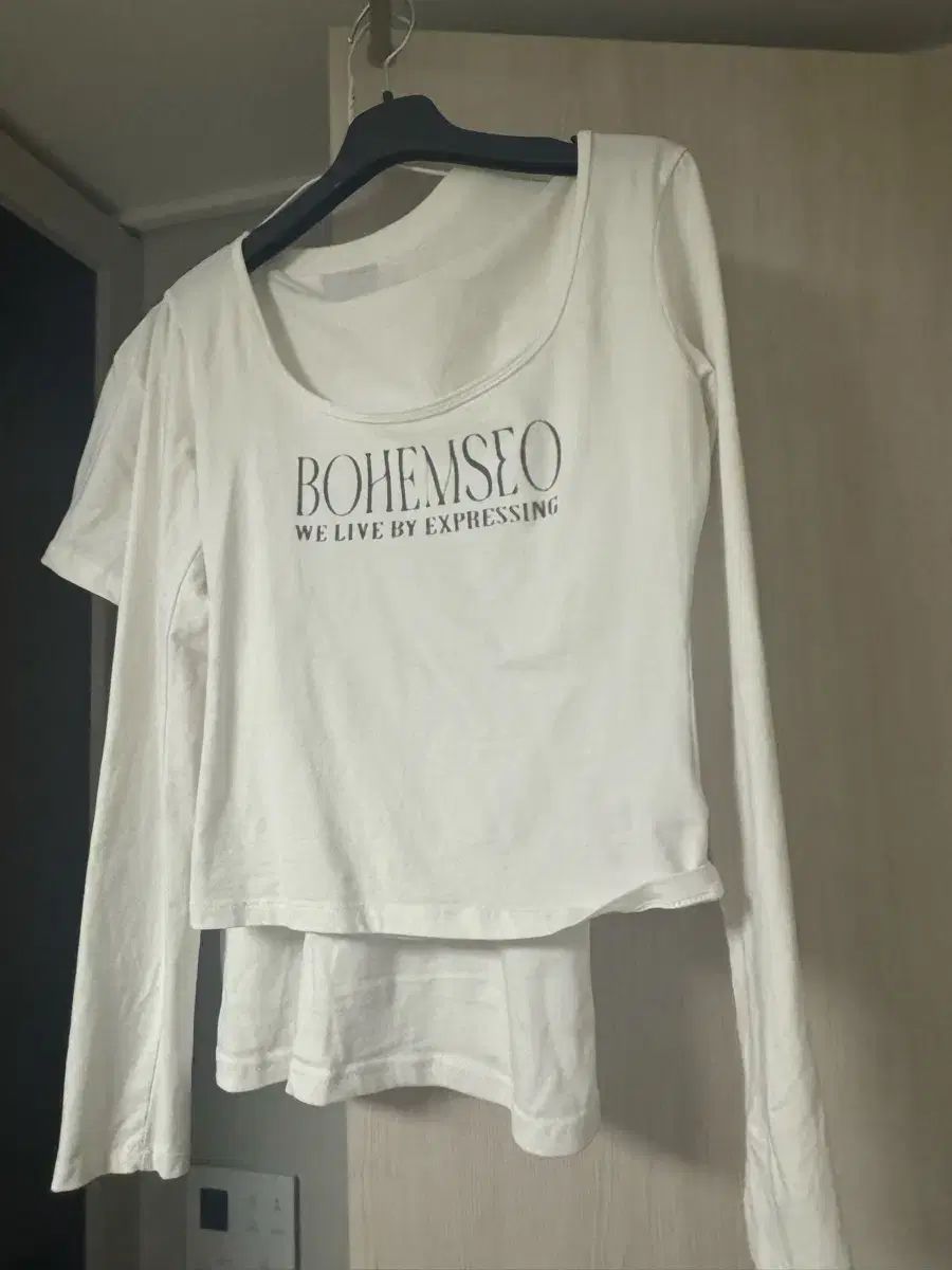 ボヘミアンソウル ロングスリーブレス 白 M