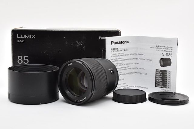 ＜良品＞ パナソニック(Panasonic) ルミックス LUMIX S 85mm F1.8 ブラック S-S85