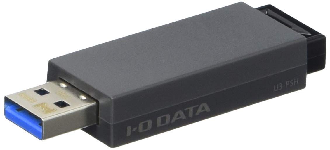 新品 I-O DATA ノック式USBメモリー 32GB U3-PSH32G/K USB 3.0/2.0対応/ブラック