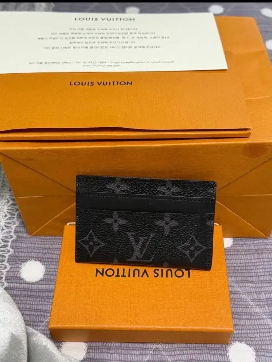 ルイヴィトン ダブル カードホルダー モノグラム エクリプス