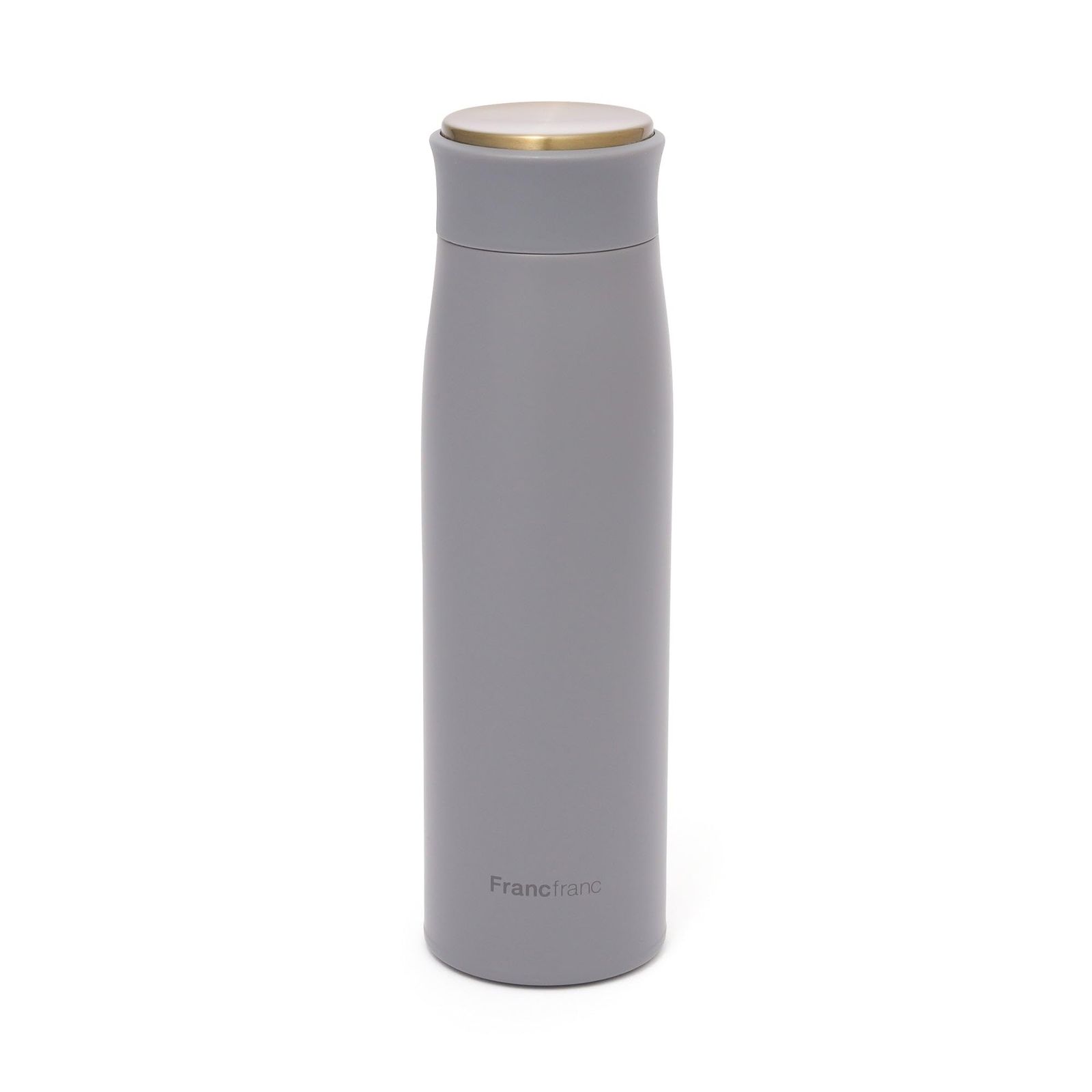 新品 Francfranc フランフラン マット ステンレスボトル 500ml グレー 