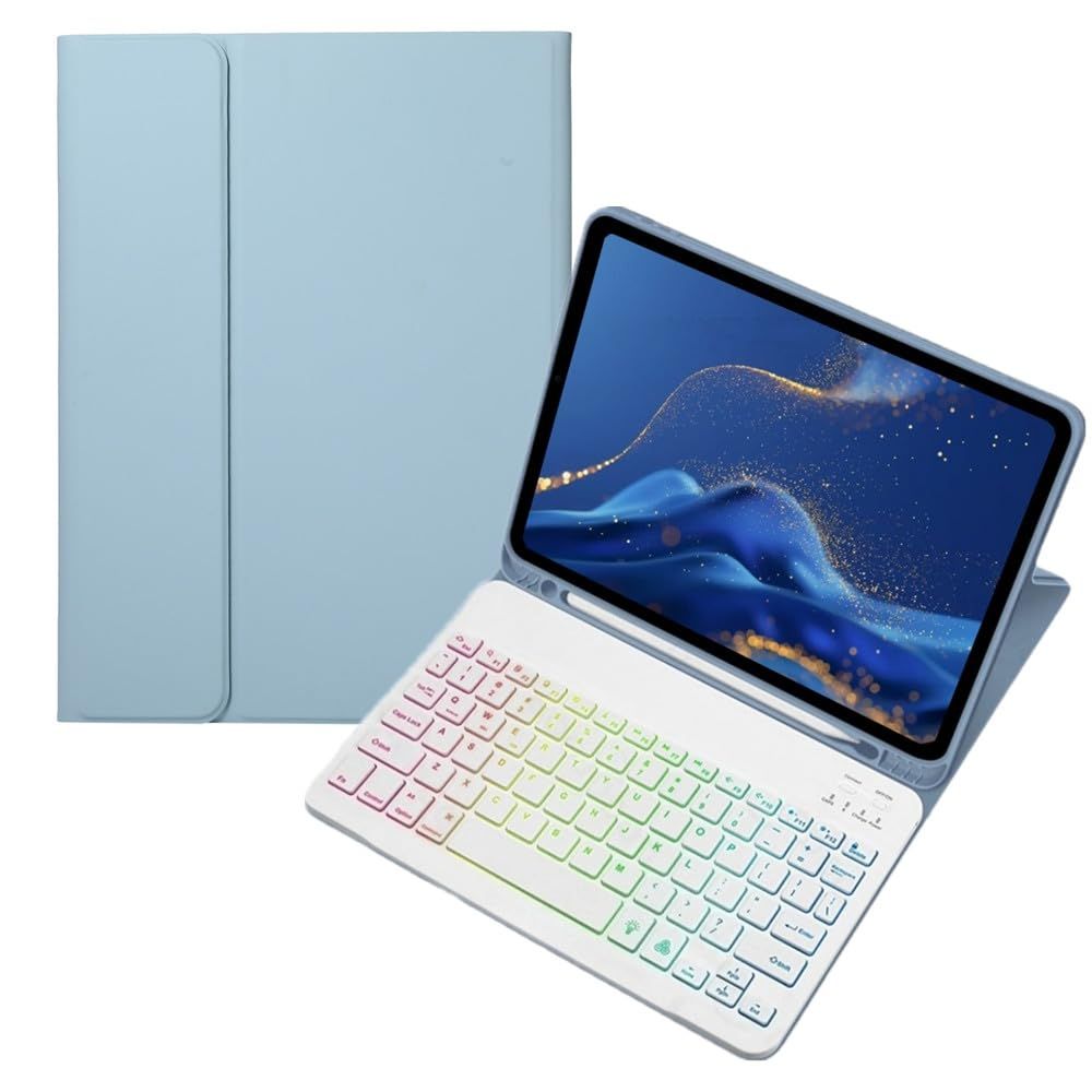 Redmi Pad SE 8.7インチ用 キーボードケース カラフル バックライト