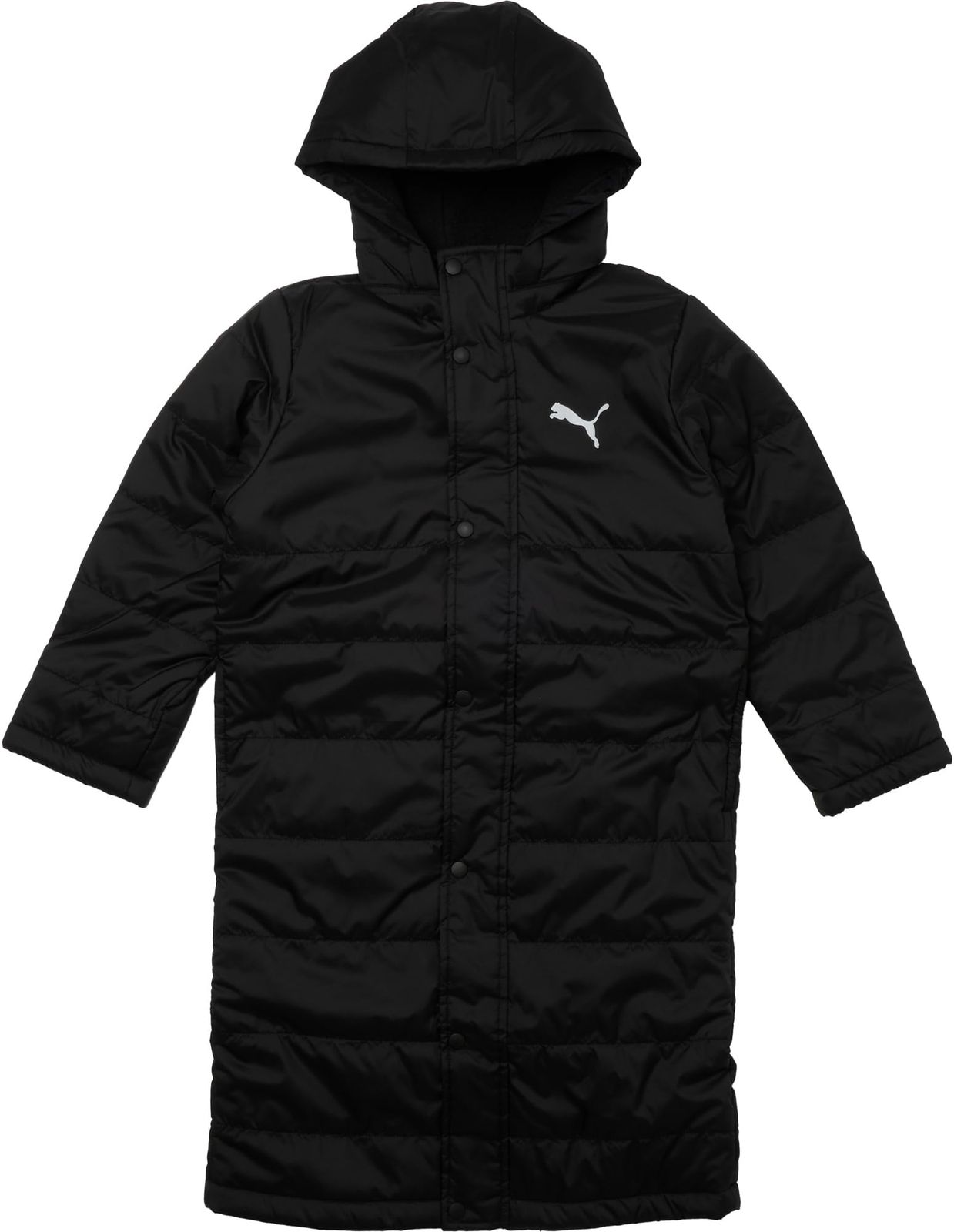 新品 PUMA(プーマ) ブルゾン ジャケット 防風 撥水 裏フリース ACTIVE SPORTS ベンチ コート 683622 ボーイズ ブラック(01)