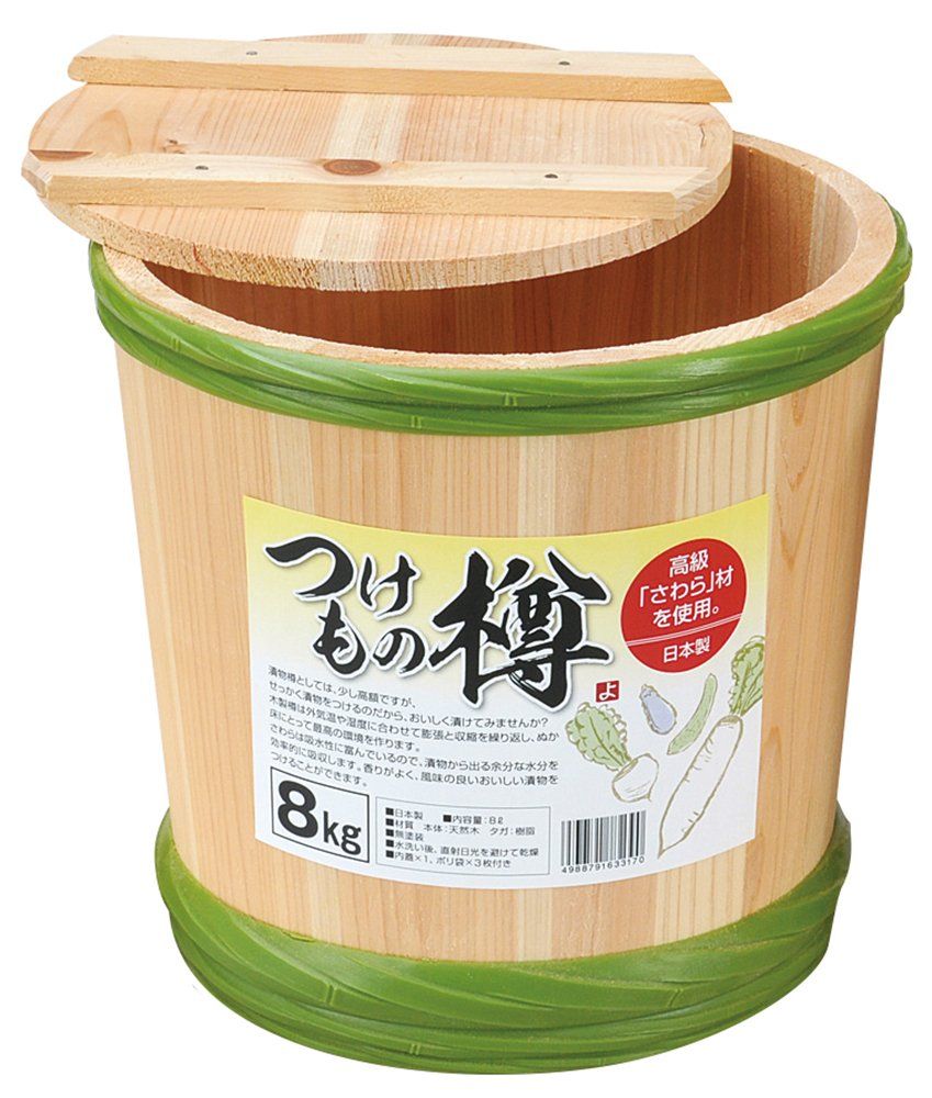 新品 ヤマコー 漬物樽 8kg用 89241