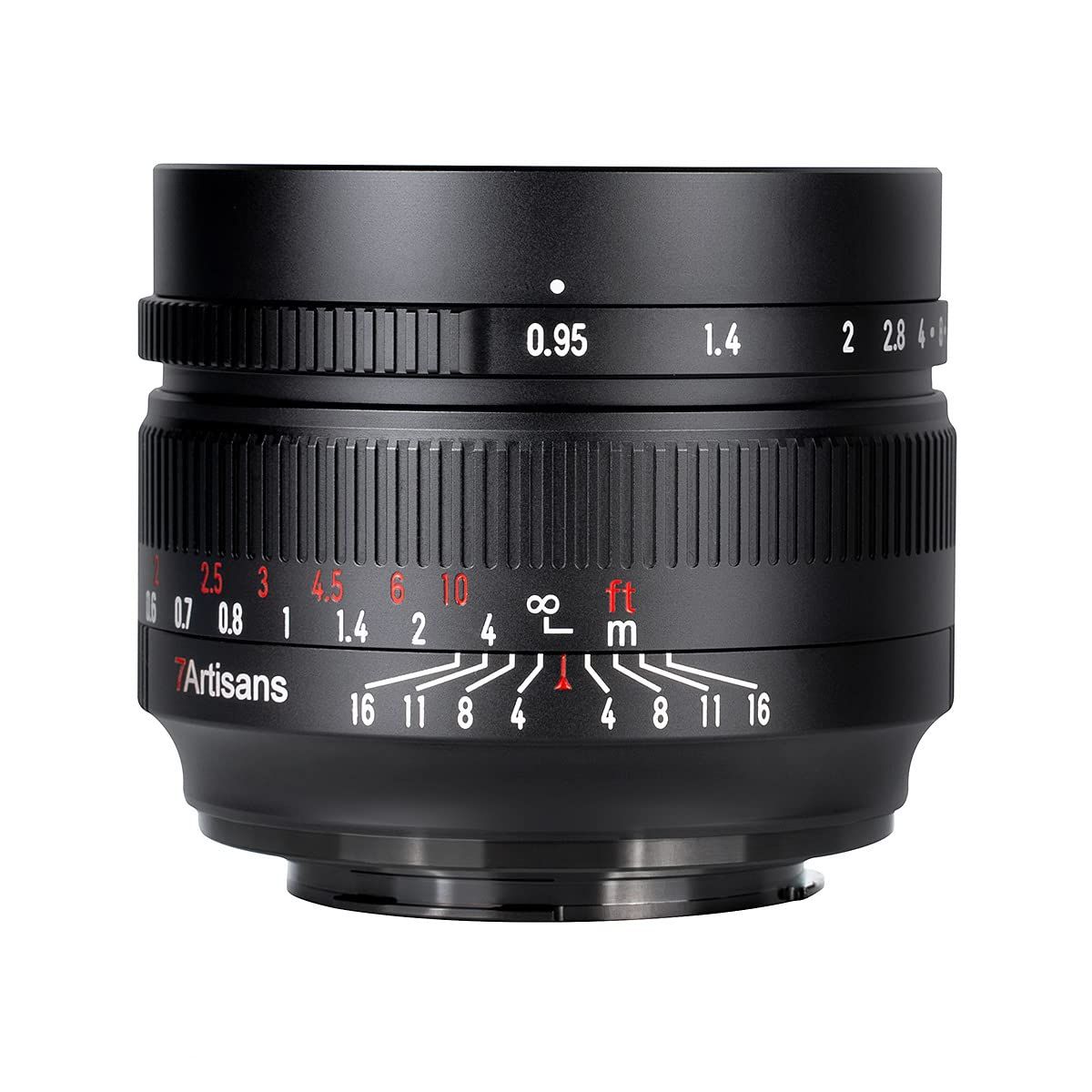 新品 七工匠 7Artisans 50mm F0.95 (ニコンZマウント APS-C) ブラック 単焦点レンズ