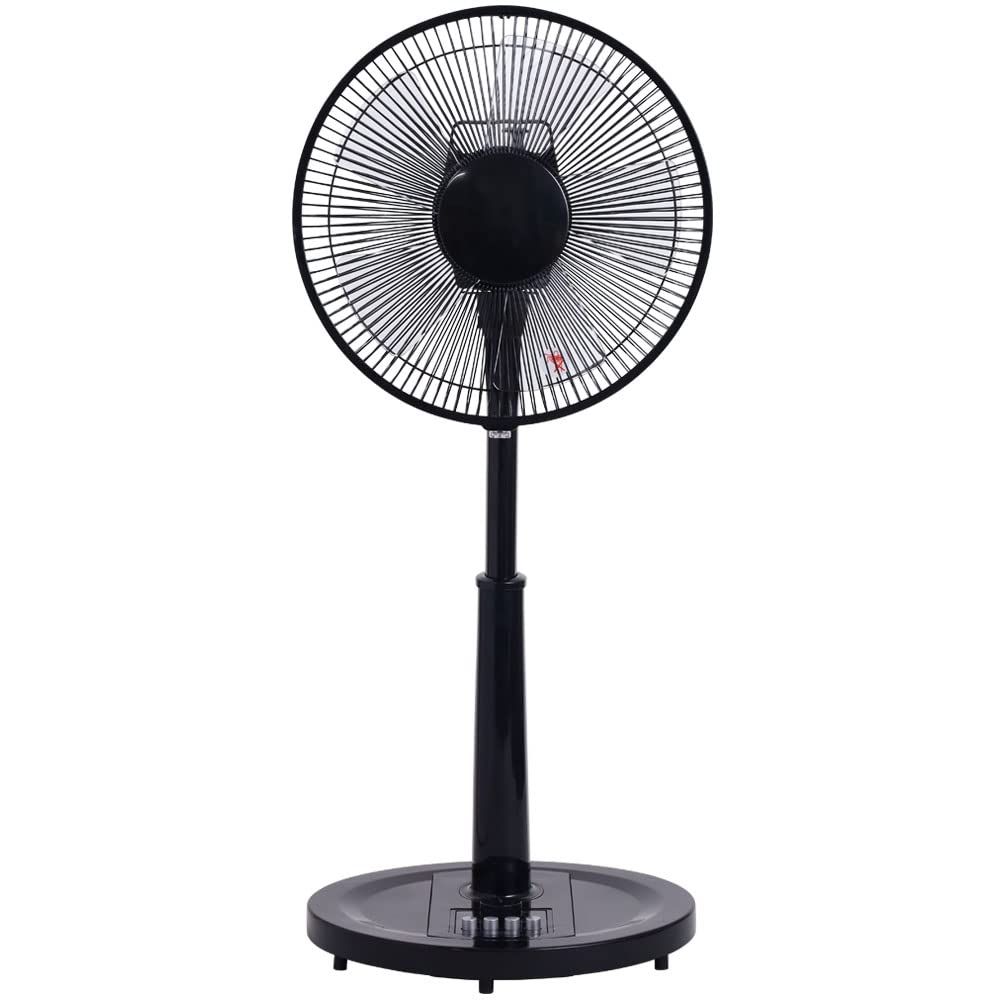 TEKNOS-テクノス- TEKNOS リビング扇風機 【 5枚羽根 30cm 風量3段階切替 】 リビングファン メカ扇風機 フラットタイプ 首振り タイマー付き 扇風機 リビング メカ式 (1, ブラック)e 6dd1071a