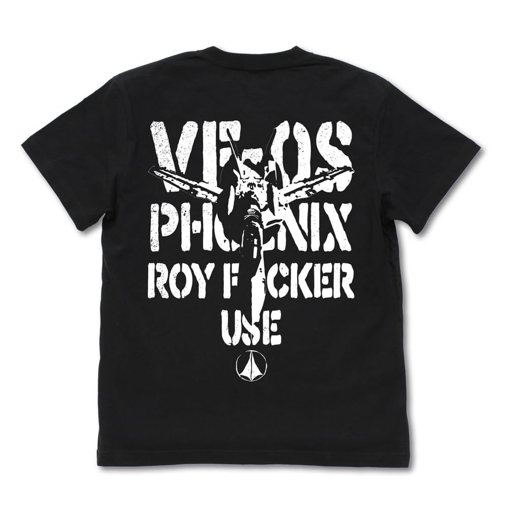 新品 [コスパ] 【公式】 マクロスゼロ VF-0S フェニックス Tシャツ BLACK Lサイズ