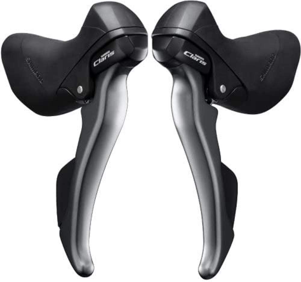 新品 シマノ(SHIMANO) ST-R2000 左右レバーセット 2X8S 付属/シフト、ブレーキケーブル ESTR2000DPA