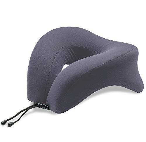 HIRUNEGAO【ヒルネガオ】枕 ネックピロー お昼寝まくら トラベル用 旅行用 休憩 睡眠 (グレー)as cb1bb3b5