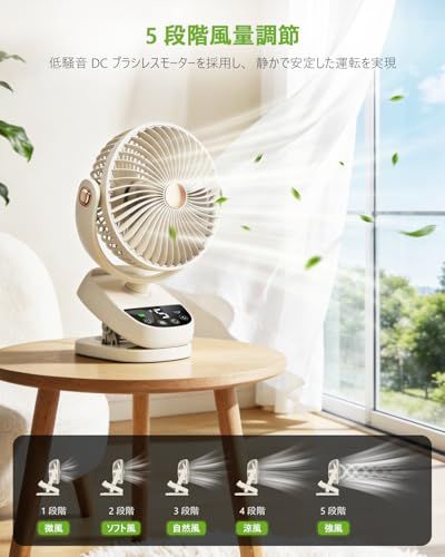 卓上扇風機 USB給電式 クリップ 扇風機 卓上ファン 360度角度調整 小型ファン 強風力 4段階風量 静音 携帯扇風機 3Way お手入れ簡単 小型扇風機 (ベージュ)as 57dda2df 卓上扇風機 USB給電式 クリップ 扇風機 卓上ファン 360度角度調整 小型ファン 強風力 4段階風量 静音 携帯扇風機 3Way お手入れ簡単 小型扇風機 (ベージュ)as 57dda2df