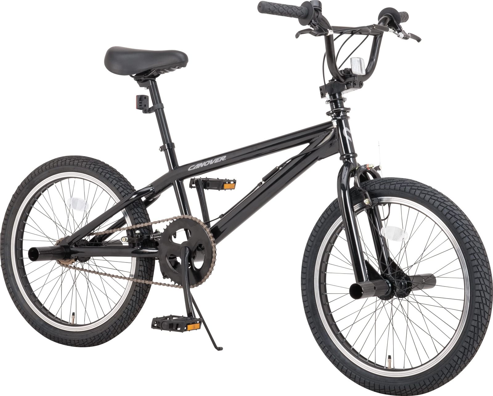 新品 カノーバー(CANOVER) BMX 自転車 シティライドモデル 20インチ ジャイロブレーキ ペグx4 CA-X1 ブラック 61918