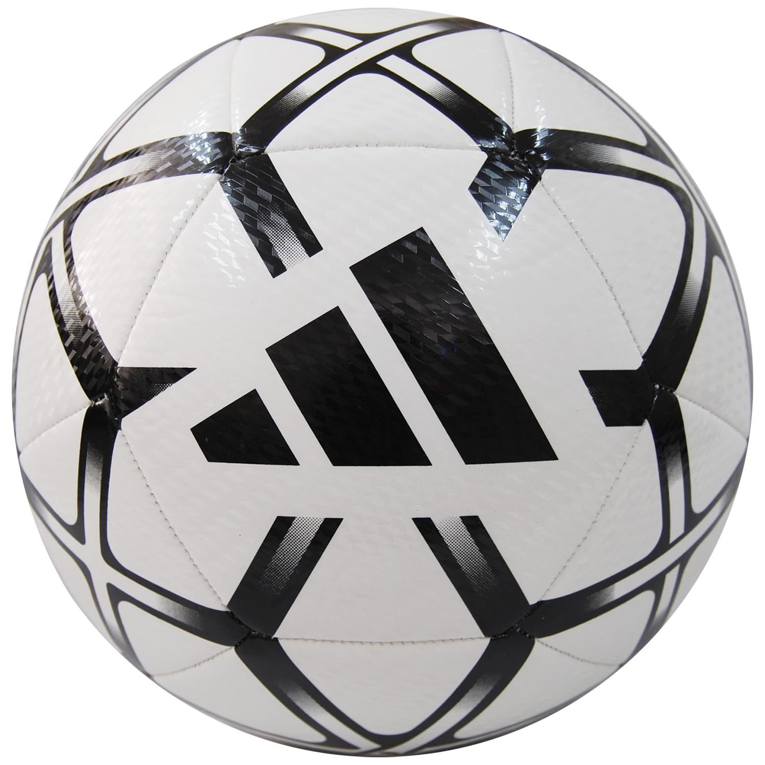 新品 adidas(アディダス) サッカーボール 5号球(一般・中学生以上) スターランサー クラブ STARLANCER CLUB ホワイト×ブラック AF5933WBK