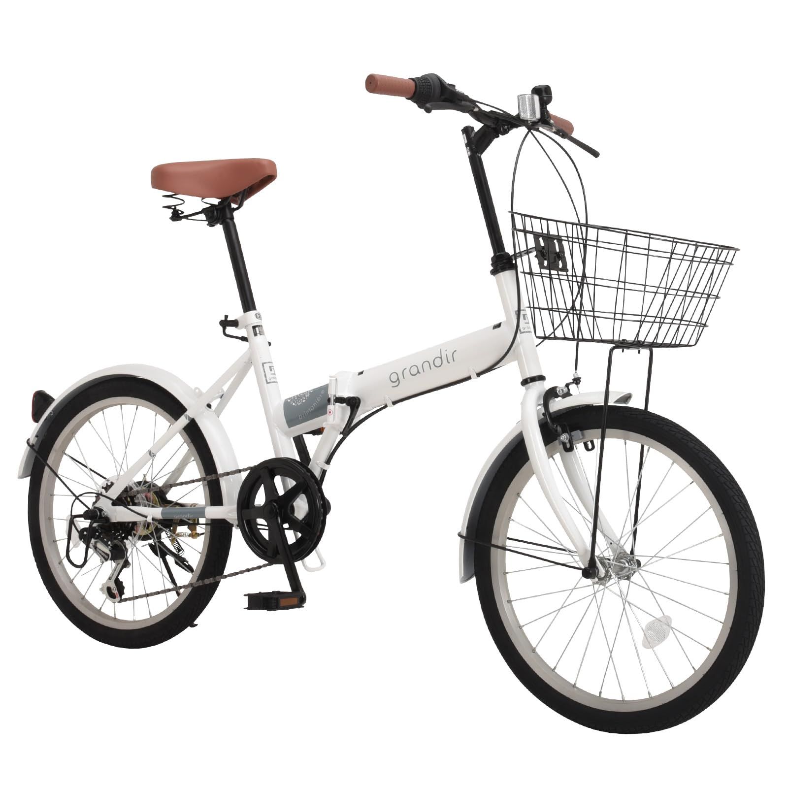 新品 グランディール(Grandir) ノーパンク 折りたたみ自転車 GR-206N