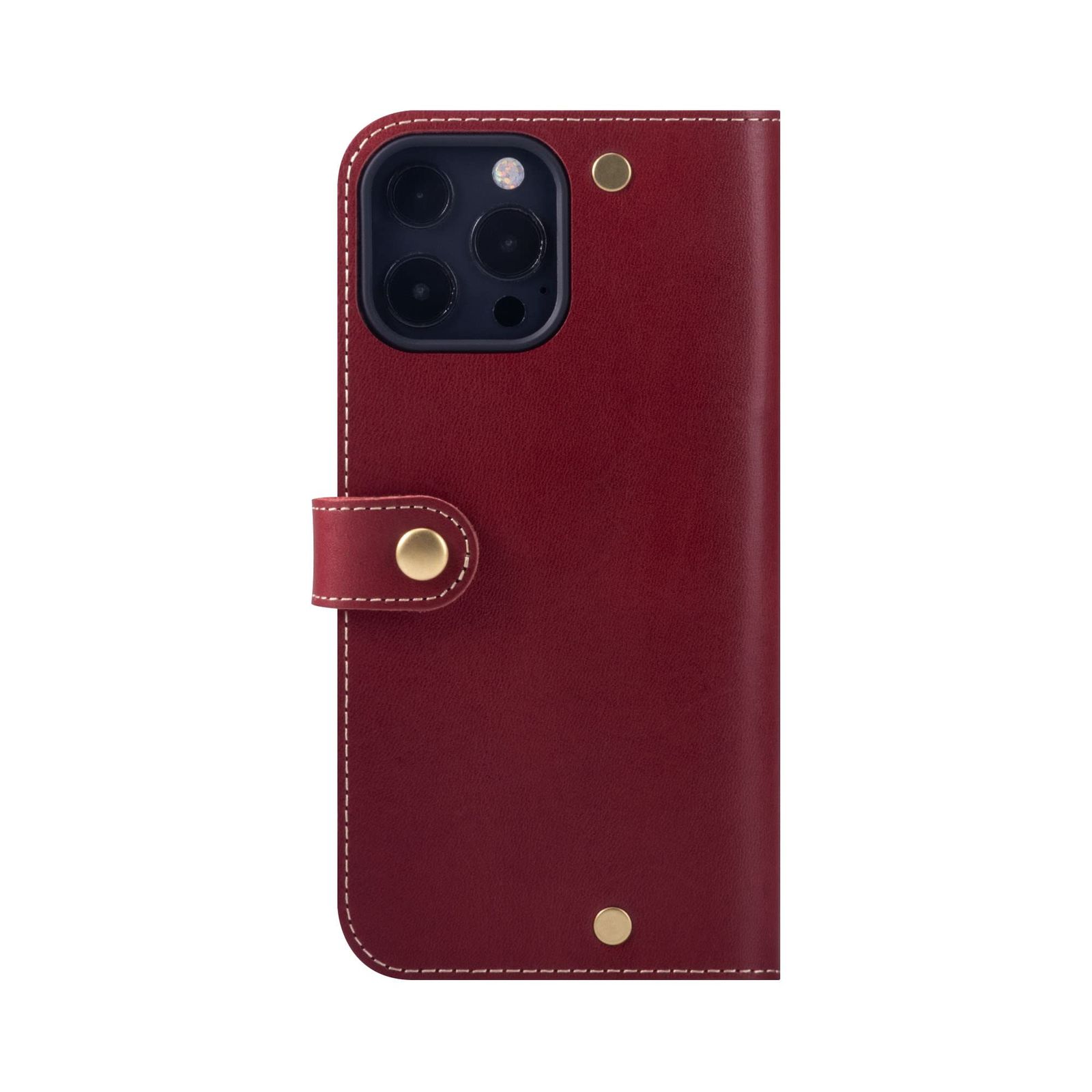 新品 HANATORA for iPhone15ProMax ケース 手帳型 本革 スマホケース スマホ スタンド ストラップ 付き イタリアンレザー ギフト マグネットなし レッド PN-15ProMax-Red 7,400円