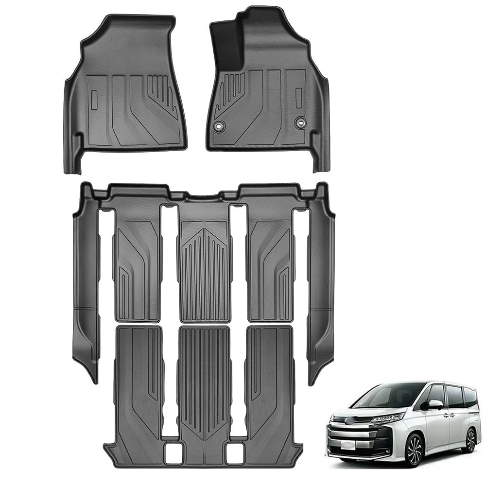 新品 新型 ヴォクシー ノア 90系 フロアマット TPE素材 防水 滑り防止 耐汚れ トヨタ 適用 新型 ヴォクシー ノア 90系 7人乗りハイブリッド/ガソリン車専用 カーマット（運転席/助手席/2列目座席/3列目座席（4点セット）