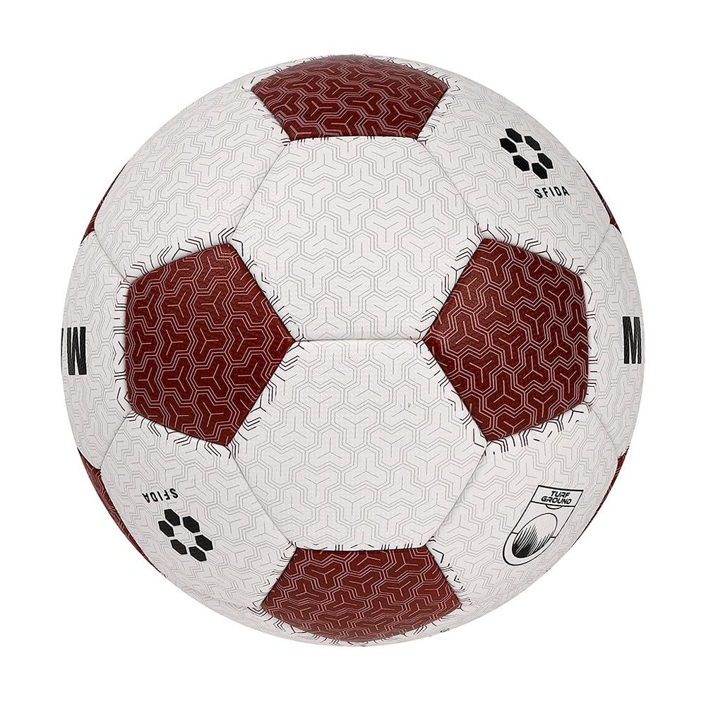 新品 イミオ SFIDA(スフィーダ) 【JFA検定球】 MAGNAS 芝用 サッカーボール 5号サイズ ホワイト/ブラウン