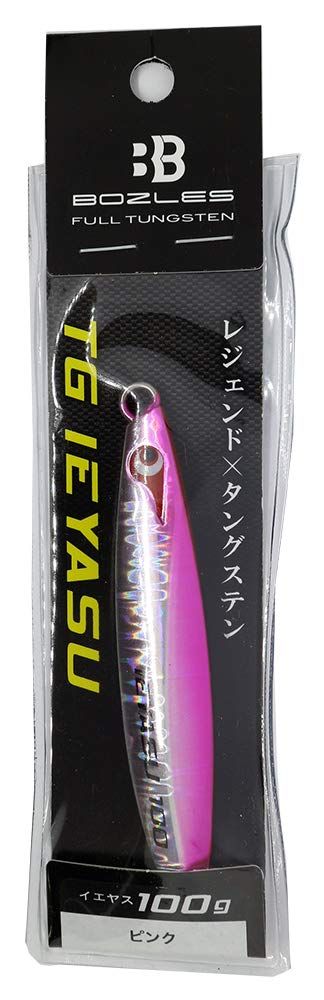 新品 ボーズレス(Bozles) メタルジグ TGイエヤス 100g ピンク