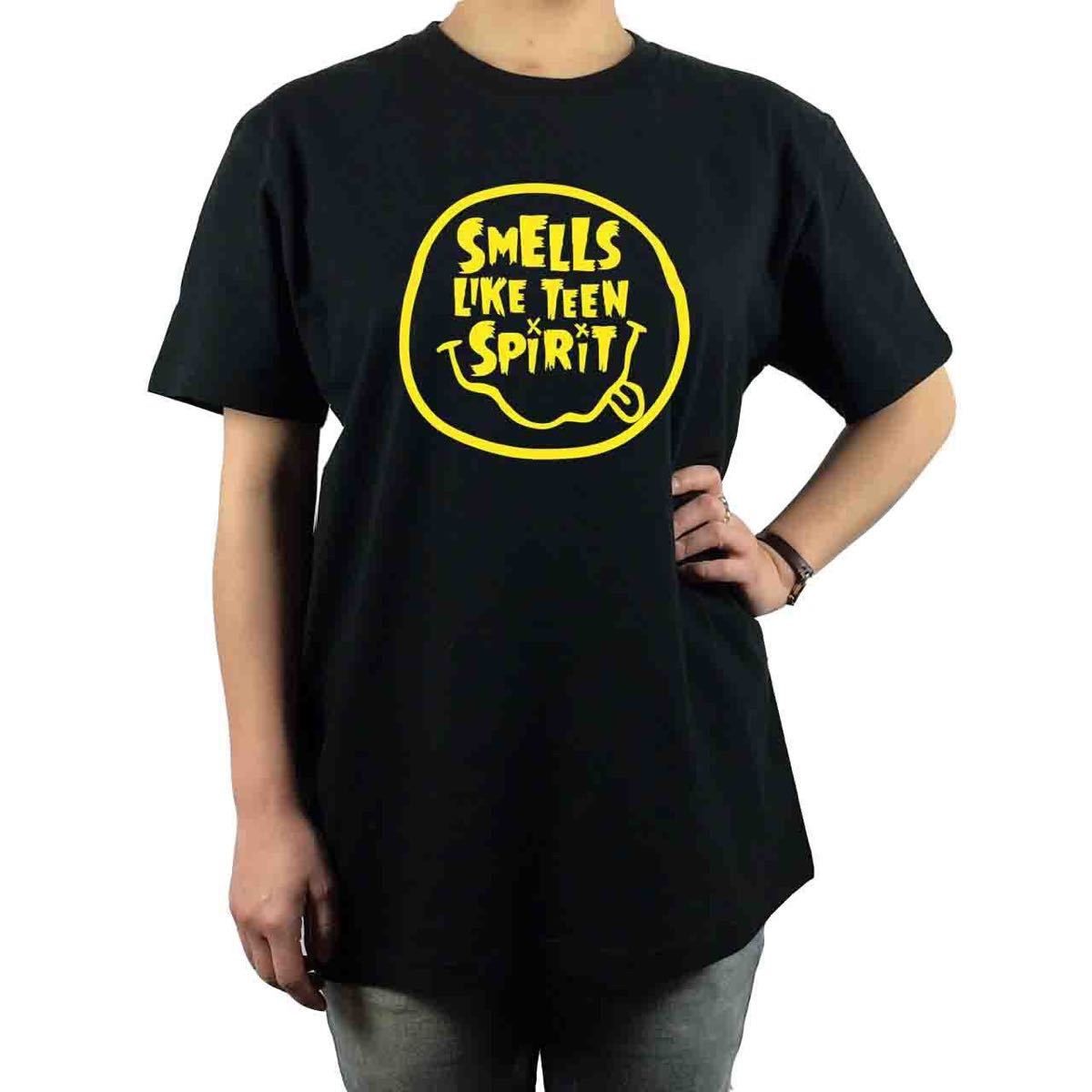 オリジナル Tシャツ ニルヴァーナ Smells Like Teen Spirit スメルズ ライク スマイリー Tシャツ S M L XL タイト ジャスト 大きい ビッグ オーバーサイズ メンズ レディース ユニセックス ピンククリーム 5,304円