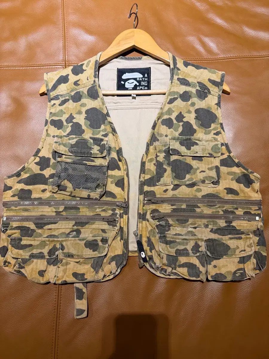 A BATHING APE 初期 NIGO時代 カモフラージュ マルチポケット ベスト