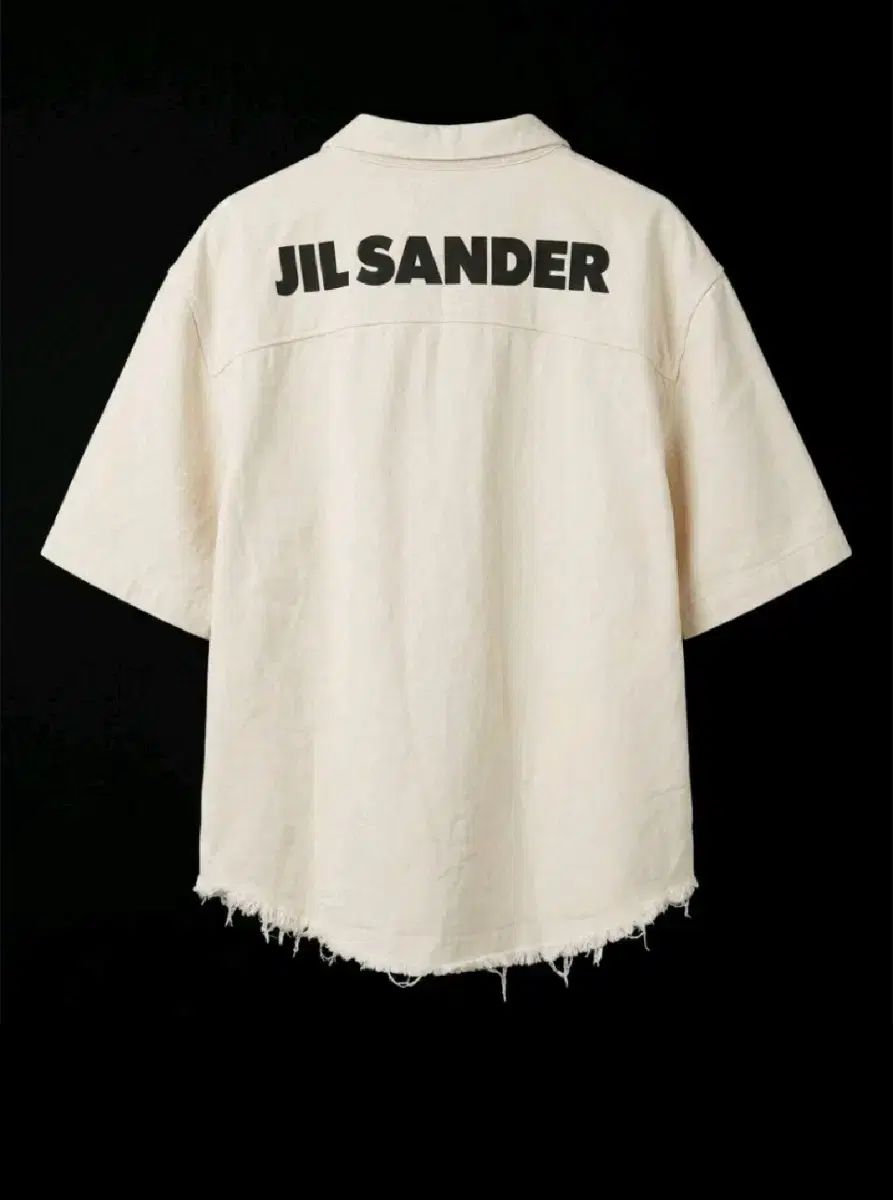 M/実寸110-115 Jil Sander (正規品) オーバーサイズ 半袖 デニム シャツ