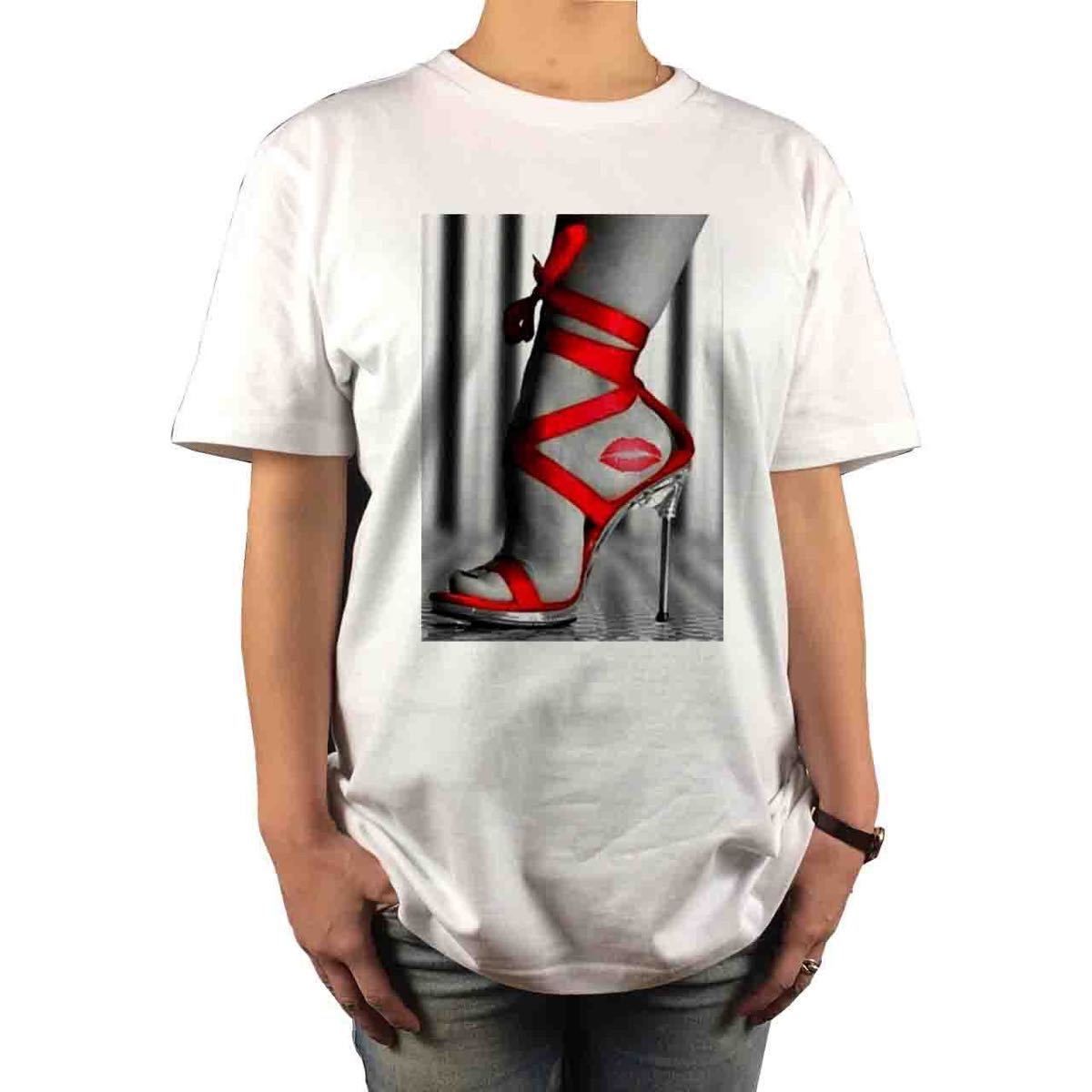 オリジナル Tシャツ 剣闘士 グラディエーター サンダル キスマーク ピンヒール 足フェチ Tシャツ S M L XL タイト ジャスト 大きい ビッグ オーバーサイズ メンズ レディース ユニセックス ピンククリーム