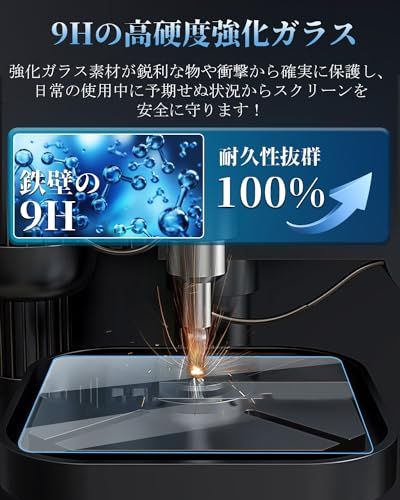 トヨタ ハリアー 80系 改良モデル【ナビ + エアコン】保護フィルム 全面カバー ナビ 9H強化ガラス + 2枚 エアコンパネル フィルム 9H 汚れ 傷防止 低反射 Harrier 80 ハリアー カスタムパーツ アクセサリーY c7877539