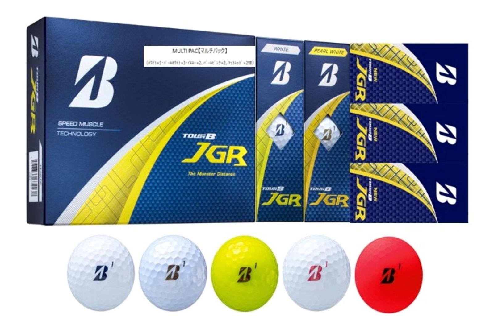 BRIDGESTONE(ブリヂストン)ゴルフボール TOUR B JGR 2025年モデル 12球 