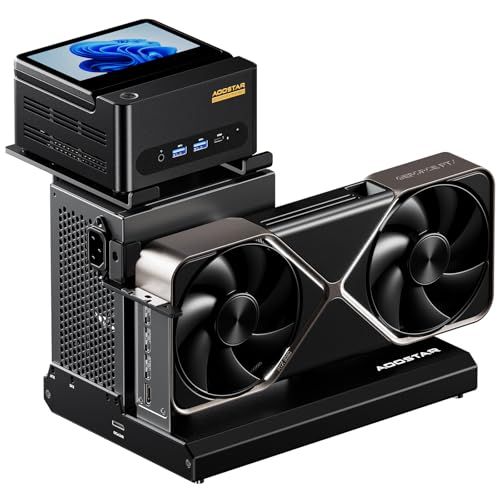 AOOSTAR EG01 外付けGPU ドッキングステーション, OCuLink インターフェース搭載 - PCIe 4.0 x4 64Gbps 高速伝送，オープンフレーム設計 (EG01、 OCULink)/ eb2d54b3