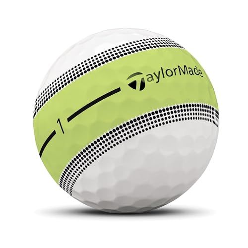 テーラーメイド(TAYLOR MADE) ゴルフボール TMJ25 Tour Resp Stripe NEON YLW JPN dz ツアーレスポンス ストライプ★m 7e141e2b