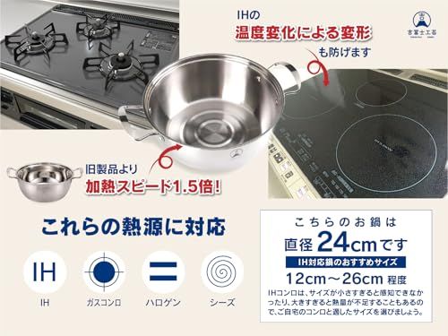 【吉冨士工芸】 竹せいろ 2段 セット 蒸し器 中華 せいろ セイロ専用シート20枚付 (24cm鍋付き)★m 539f2671