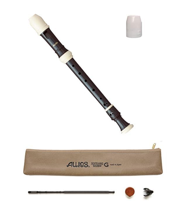 トヤマ楽器 AULOS(アウロス)シンフォニー(木目調) ソプラノリコーダー ジャーマン式 502BW(G) 抗菌キャップセット★m 21aa145b