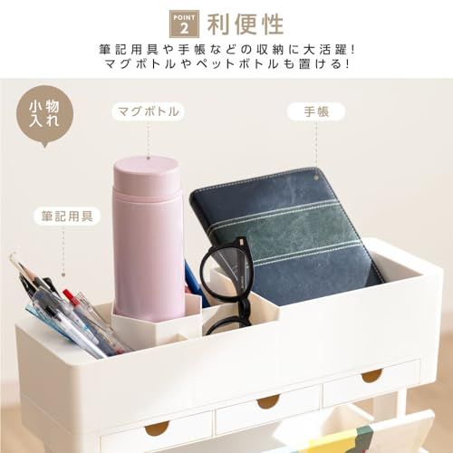 【頂点看板】本棚 デスク収納ラック 6段 スリム キャスター付き サイドワゴン 引き出し 書類収納 ファイル収納 書類棚 ファイルワゴン 大容量 回転 教科書収納ラック 移動式 収納ラック デスク整理 デスクサイド収納 分類収納 コミック ス f7a20da8