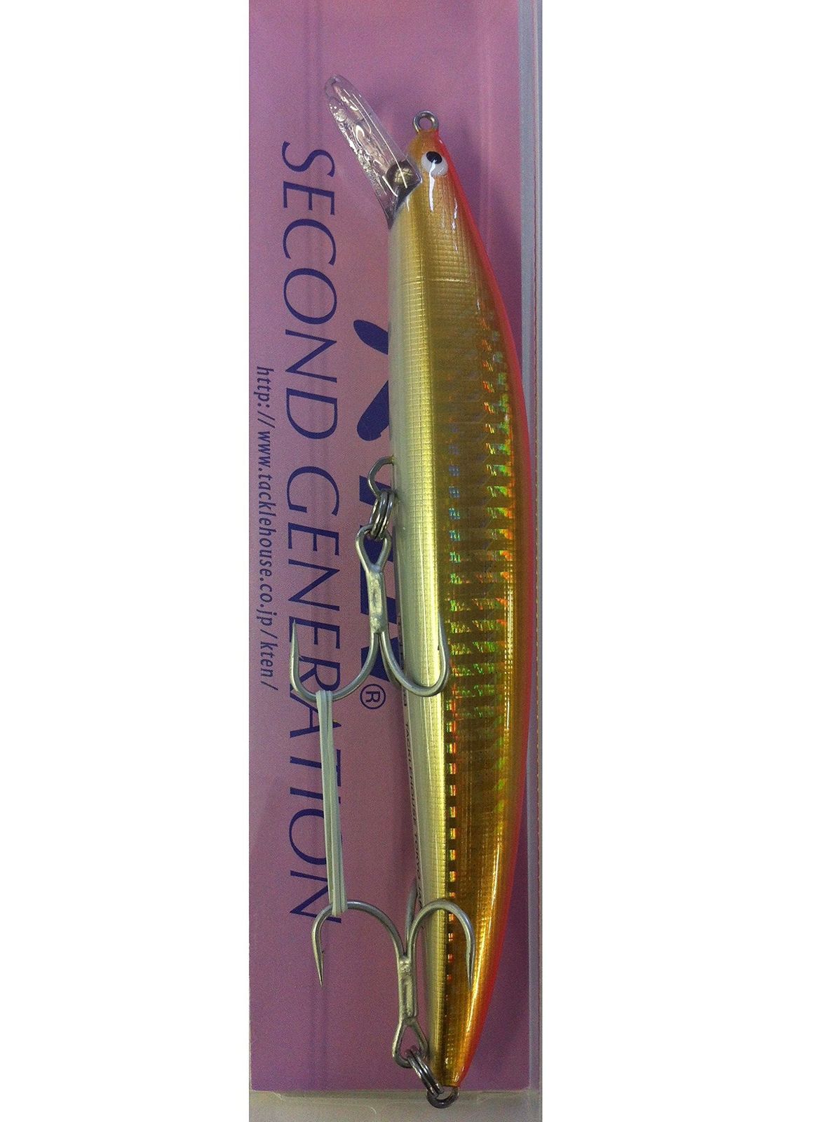 新品 タックルハウス(TackleHouse) ミノー K-TEN セカンドジェネレーション K2F T:2 142mm 26.5g SHゴールドレッド #105 K2F142 T:2 ルアー