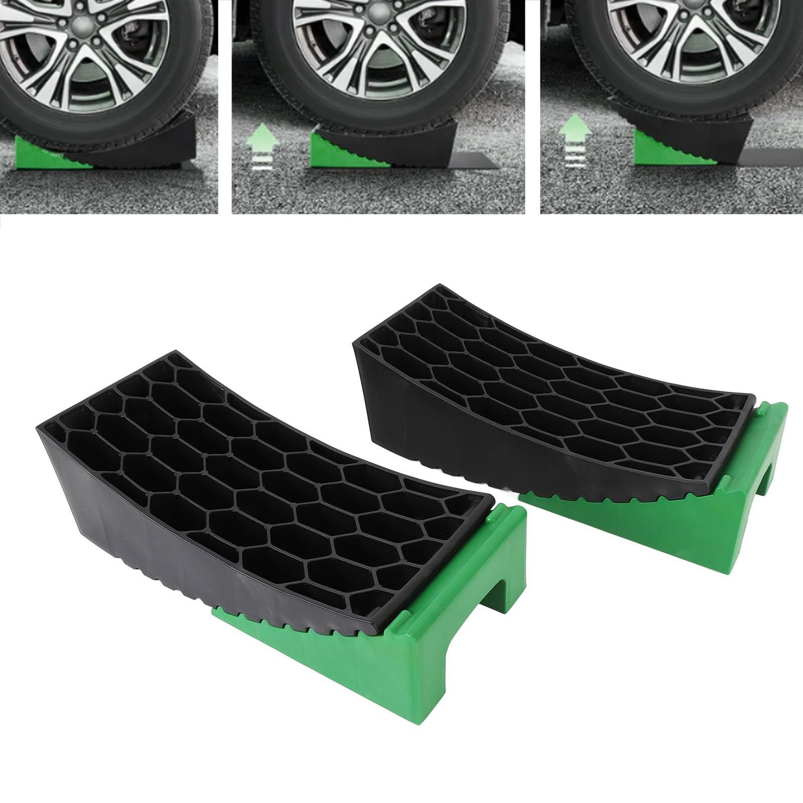 新品 キャンピングカー用カーブレベリングランプ 6個 耐荷重35000ポンド ポータブルRVカーブレベラー 滑り止めパッド付き キャンピングカー トレーラー モーターホーム用