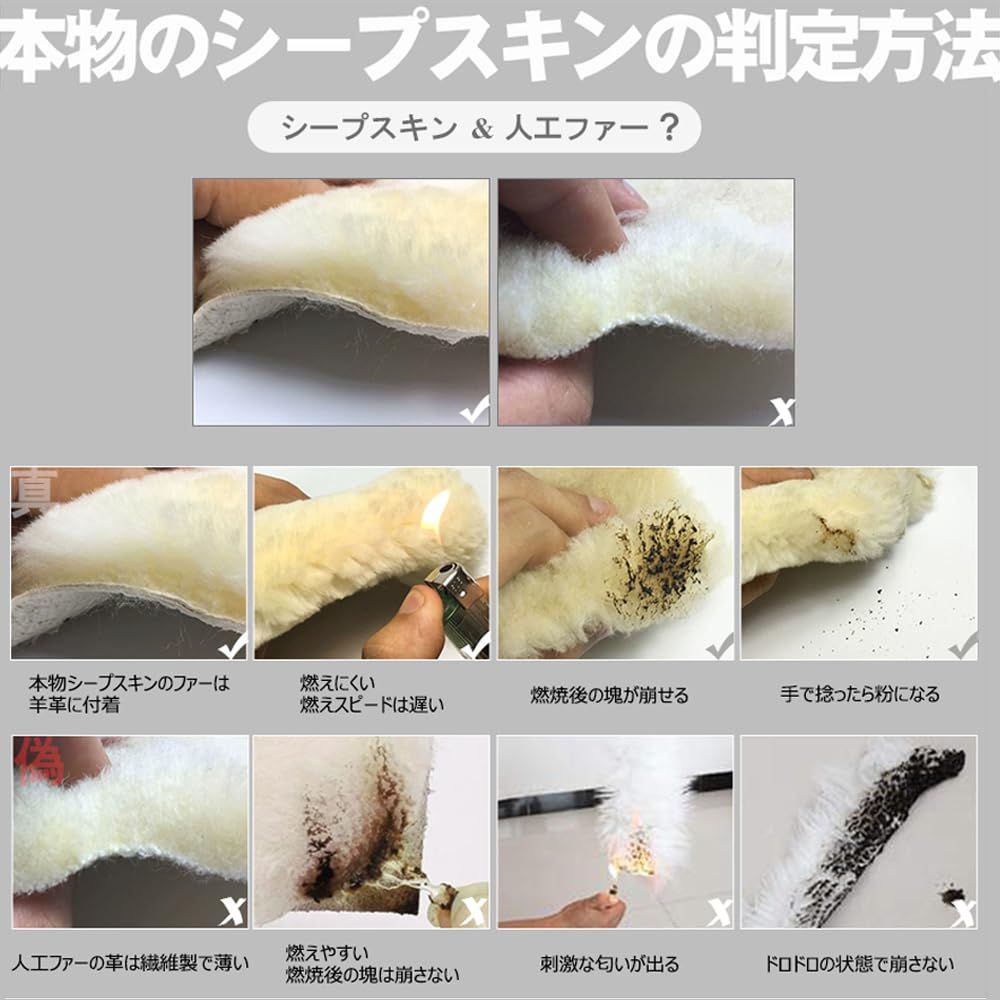 新品 [Ｎ　ｇａｊｉ] ムートンブーツ レディース シープスキン 一枚羊皮ファー 本革 ショートブーツ 撥水 防汚加工 レザーファー一体式 暖かい 羊ファー 保温 防滑 B11 (Black 24.5 cm)