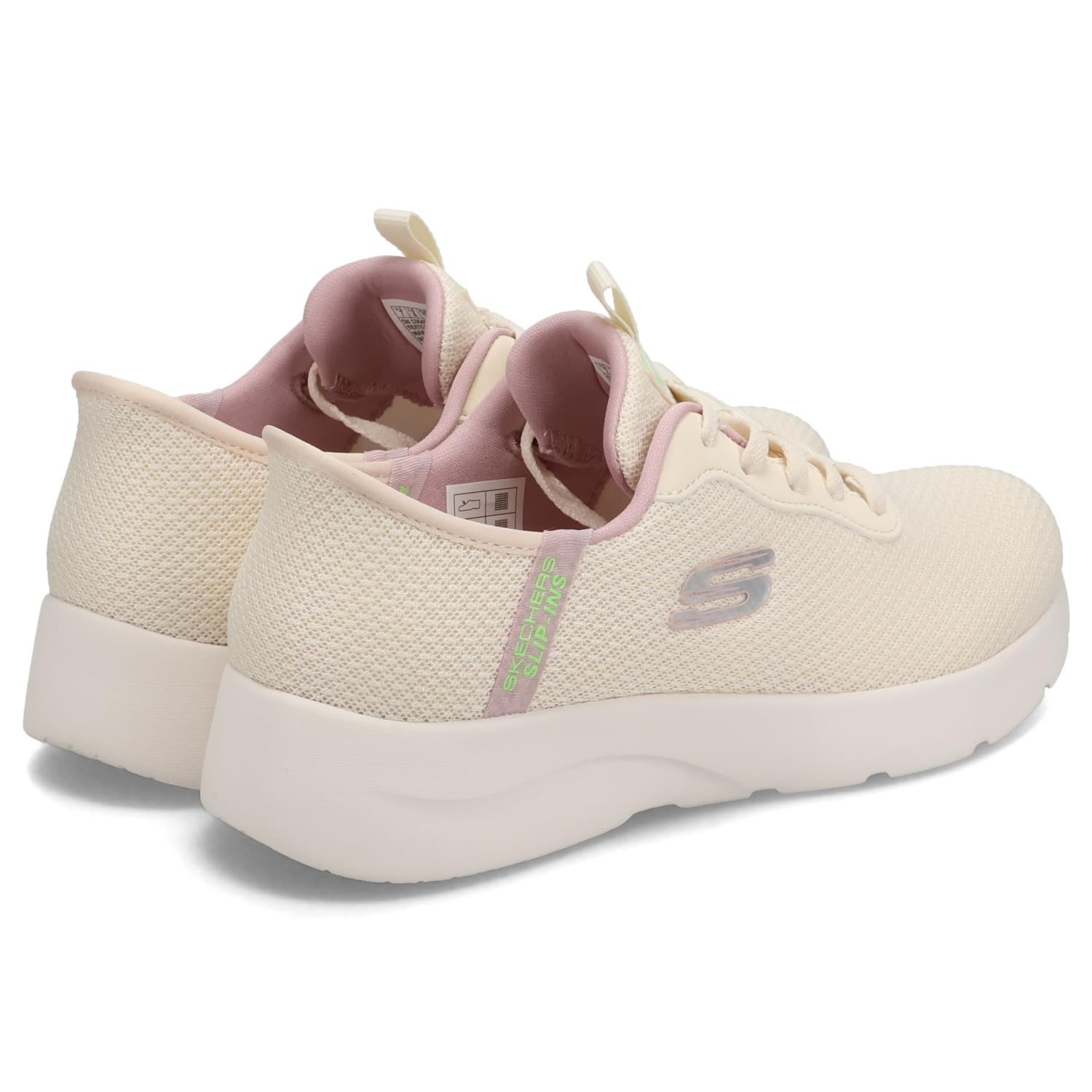 新品 [SKECHERS] レディース ダイナマイト 2.0-デイリーアドベンチャー ナチュラル/ライトピンク 25.0cm