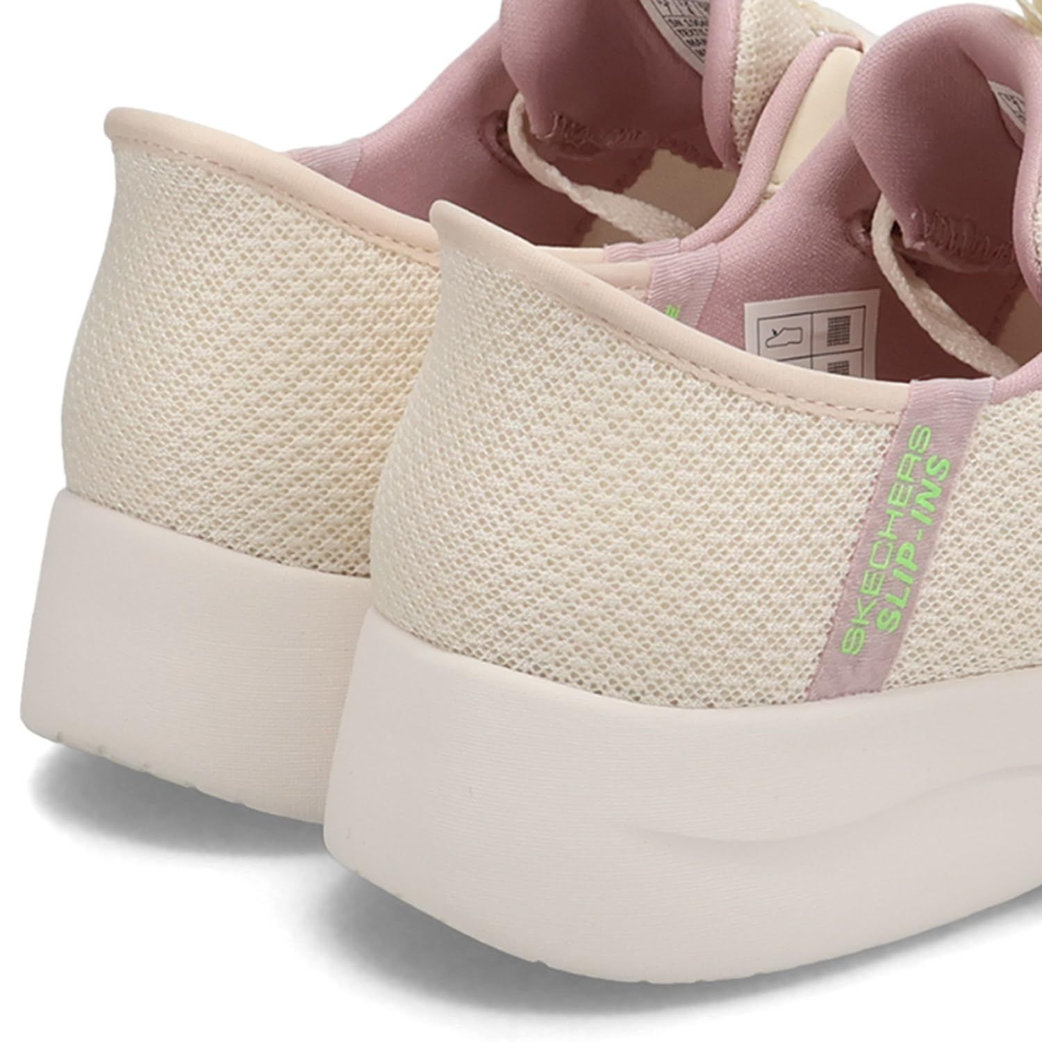 新品 [SKECHERS] レディース ダイナマイト 2.0-デイリーアドベンチャー ナチュラル/ライトピンク 25.0cm