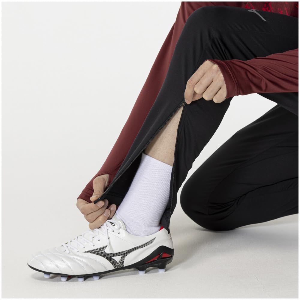 新品 [ミズノ] サッカーウェア ストレッチフリースパンツ 速乾 P2MDB515 キッズ ブラック