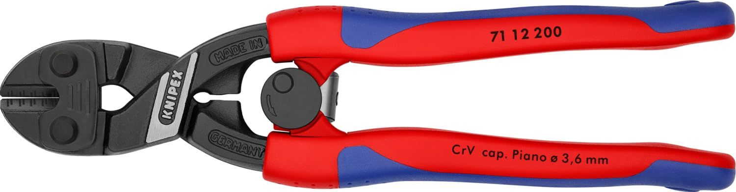 新品 クニペックス KNIPEX (KNIPEX) ボルトカッター 7112-200 小型クリッパー バネ付(SB)