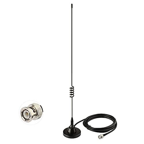 BINGFU 144/430MHz VHF/UHF デュアルバンドアンテナ BNCコネクタ 広帯域 ラジオスキャナ・CB無線・アマチュア無線・FMラジオなど用 アイコム・ウイルソン・モトローラ・ユニデン(Uniden)・Vertex Standardな送料無料