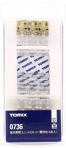 トミーテック(TOMYTEC) TOMIX Nゲージ 室内照明ユニット C 電球色6本 0736 鉄道模型用品送料無料