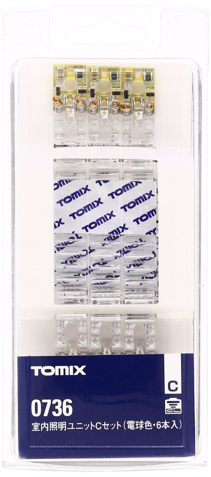 トミーテック(TOMYTEC) TOMIX Nゲージ 室内照明ユニット C 電球色6本 0736 鉄道模型用品送料無料