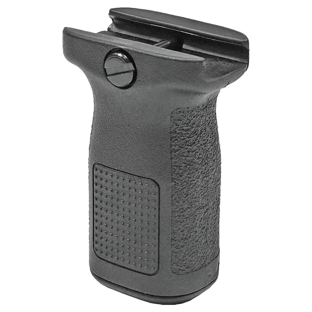 PTS 正規品 EPF2-S 20?レール用 フォアグリップ ショート バーティカルグリップ Dupont Zytel 実物ポリマー樹脂製 (Enhanced Polymer Foregrip) - BK ブラック送料無料