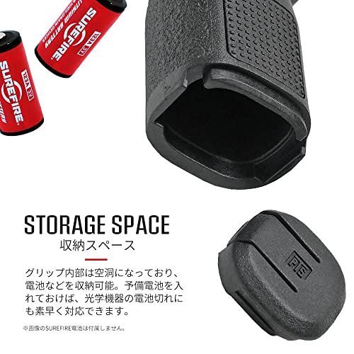 PTS 正規品 EPF2-S 20?レール用 フォアグリップ ショート バーティカルグリップ Dupont Zytel 実物ポリマー樹脂製 (Enhanced Polymer Foregrip) - BK ブラック送料無料
